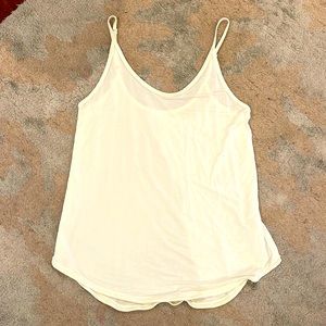 Lululemon soft casual yoga cream tank camisole XS